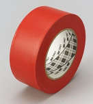 RED VINYL STUCCO TAPE - Click Image to Close
