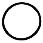 4 ½" O.D. Rubber Gasket - Click Image to Close