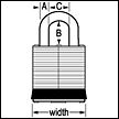 COMMERCIAL LAMINATED PADLOCKS