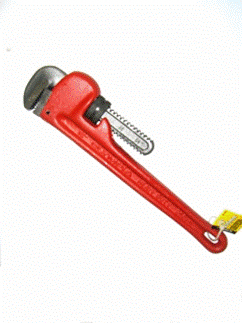 HEAVY DUTY PIPE WRENCH - Click Image to Close