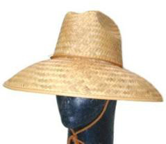 "LIFEGUARD" STRAW HAT - Click Image to Close